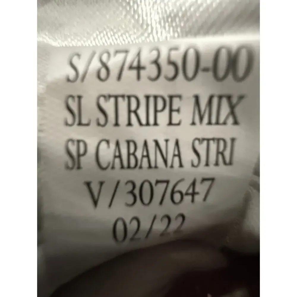 Baby GAP Blue White Stripe Sundress 100% Cotton 18–24 Months Ruffle Straps
